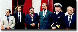 Шотландия, 12 августа 1998 г., г.Инверкитинг, Торжественное открытие памятной доски в честь адмирала Самуила Грейга.
